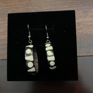 Tribal hoop earrings